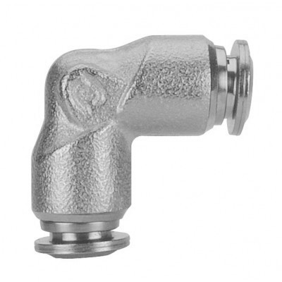 Nickel Plated Quick Connect Union Elbow Fitting