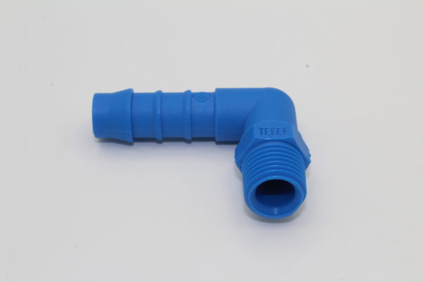 hose barb x mpt elbow fitting