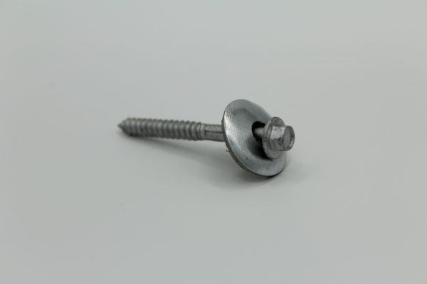 wood frame screw with neoprene washer